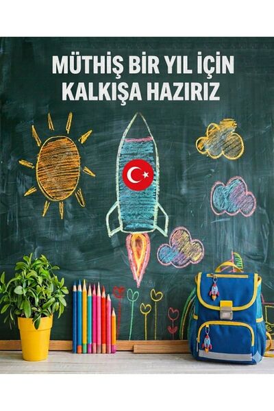 PROMISEBACKDROP2 Okulda İlk Günüm,Macera Başlıyor,Okul Etkinlik 200x200 Kumaş...