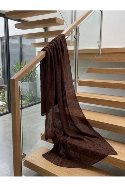 QASSA SHAL Aci Brown Shawl
