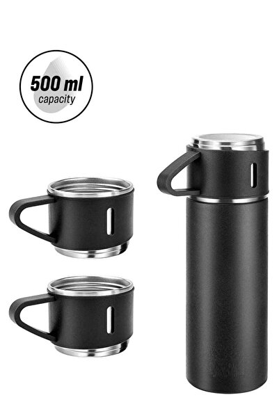 DubaiGallery Top Grade Stainless Steel Thermos Flask w/ Gift 500ml Modern Tum...