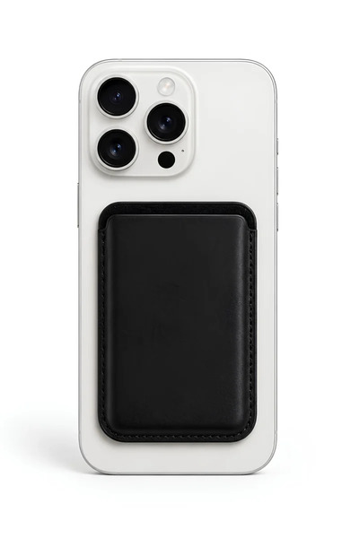 PiyasaSepeti Portofel din piele naturală iPhone 16 Pro Heritage Magsafe Noir ...