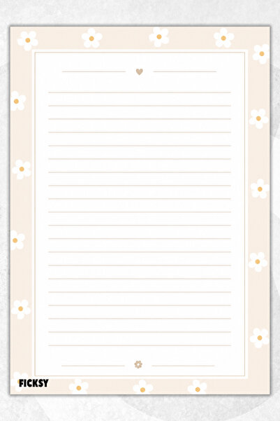 Ficksy A4 Notepad Unlined Notebook - 50 Sheets - Memopad - Notepad - Notepad ...