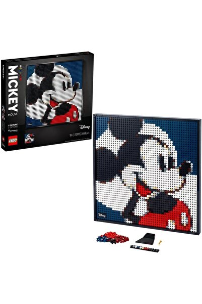 LEGO مجموعة بناء ميكي ماوس من آرت ǀ ديزني 31202 (2,658 قطعة)