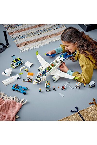 LEGO 60367 City Passenger Aeroplane Toy Building Set, Large Plane Model with ...