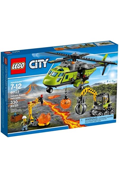 LEGO City Volcano Supply Helicopter Set #60123