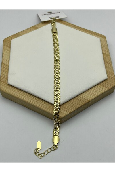 BİJU YILMAZ Gold Gourmet Chain Bracelet - 26Cmblk17