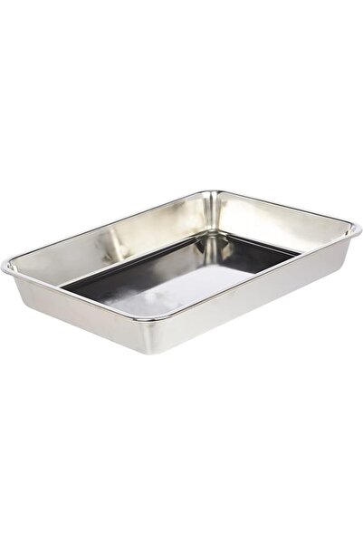 The Bros STEEL DEEP BAKING TRAY, 395X275X64 MM , SILVER, HKDT0L, Baking Tray ...