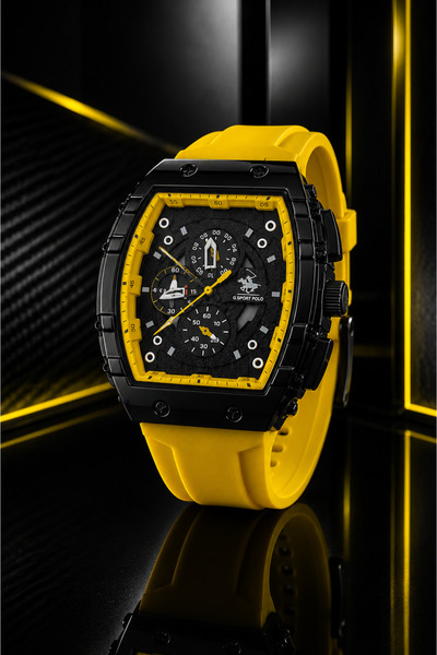 G Sport POLO Luxury Silicone Cord Sweat-Proof Men's Wristwatch (Makes Sure It...