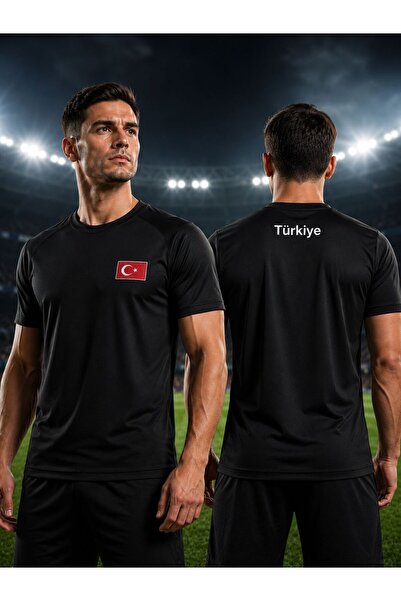 sonvadi TÜRKİYE ARMALIYETİŞKİN SİYAH FORMA UNISEX