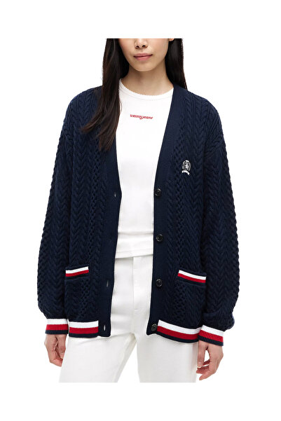 Tommy Hilfiger Γυναικεία Ζακέτα Navy Μπλε Tommy Jeans DW0DW22934-C1G