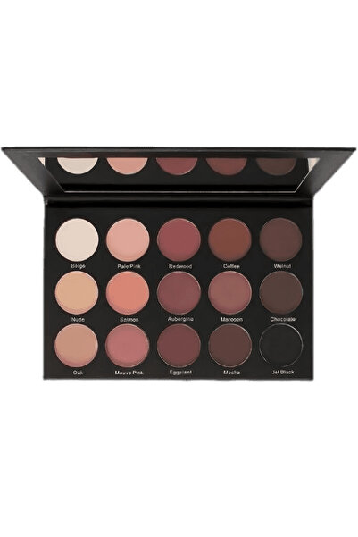 kara duo Kara Do Palette Smoky Rose Eyeshadow 15 Colors Es25