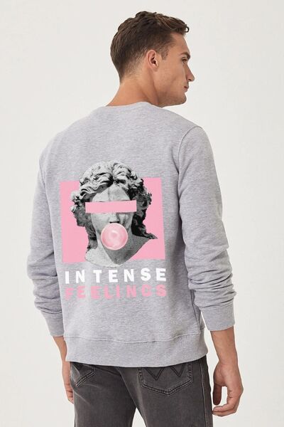 LAVİTTA Sweatshirt Printed Crew Neck