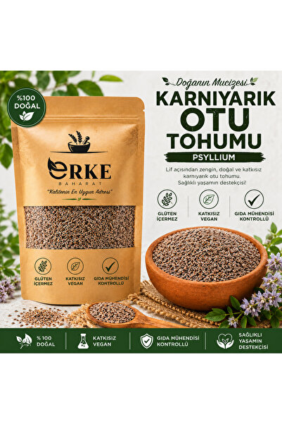 Erke Bitkisel Karnıyarık Otu (Psyllium Husk) 250 gr