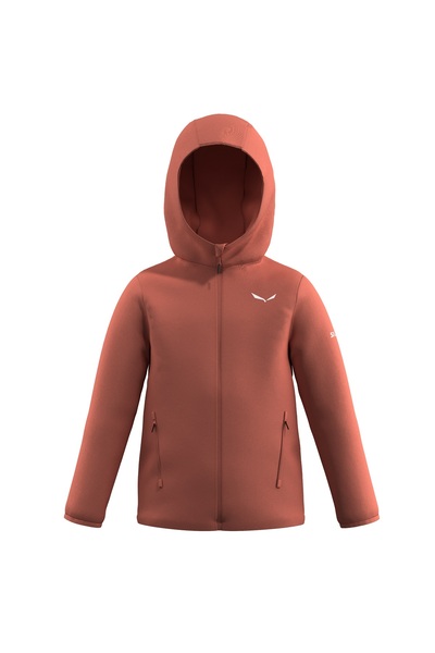 Salewa Geacă pentru copii Catinaccio 2 Tirolwool Responsive-Light Roșu-152 cm