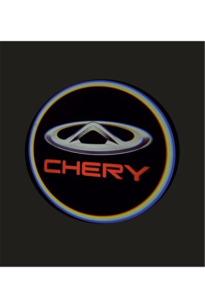 MKY STORE CHERY KAPI ALTI LED AYDINLATMA ARAÇ LOGOLU