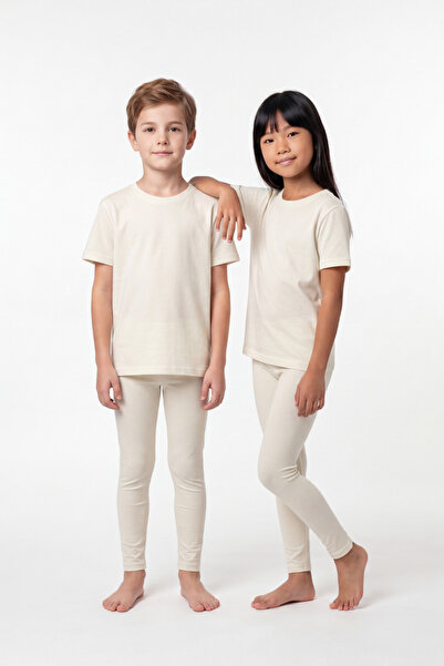 Shifre Cotton Lycra Unisex Kids T-Shirt Leggings Set Bottom Top Set