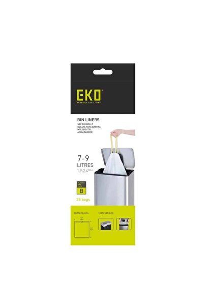 EKO Set de saci universali de uz casnic, 25 bucăți, 7-9 litri, - Tip B, 337023