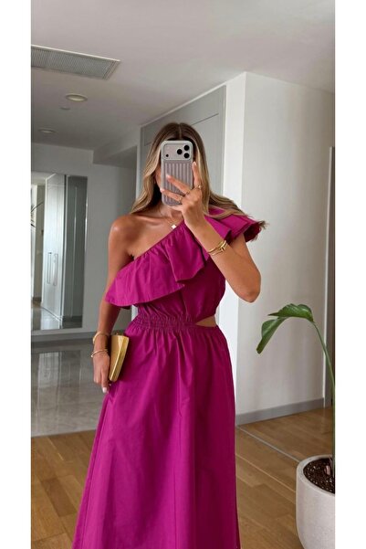 MODEL Orj Marka- Fuşya Elbise