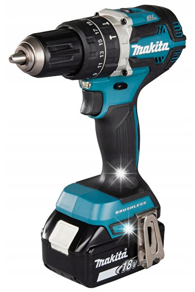 MAKİTAMİ Mașină de găurit și înșurubat cu impact, cu acumulator, 18V, 2*5.0Ah...