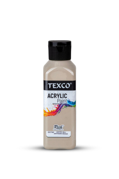 Rich TEXCO AKRİLİK BOYA ANTİK BEJ 130 ml Stok Kodu: TXC-AKR-130-20790