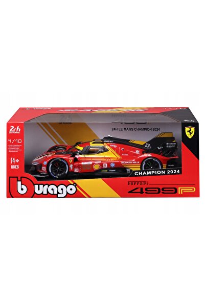 Bburago Junior Ferrari 499P # 50 LMH FIA 24h Le Mans Hypercar 2024 1:18 Bbura...