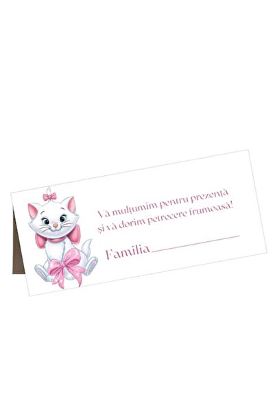 OEM Set de 10 plicuri pentru bani de botez pentru fetițe, model 11, Carton, 2...