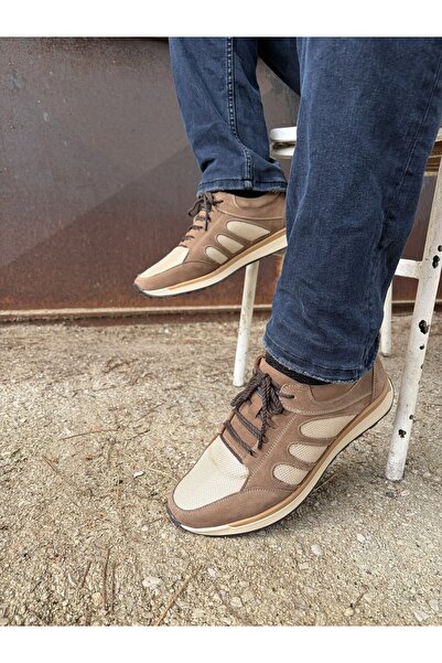 Trextone Handmade Genuine Leather Men's Casual Sneaker Shoes