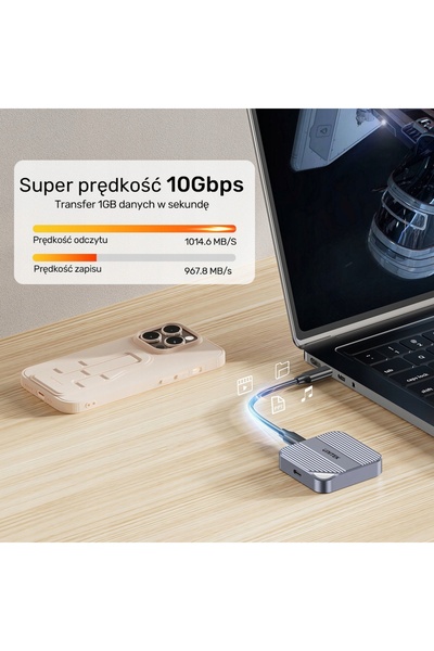 Unitek Stație de încărcare Switch cu HDMI 4K și cititor de carduri de joc
