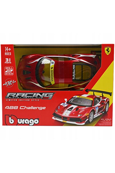 Bburago Junior Ferrari 488 Challenge 1:24 Bburago KIT 18-26586 MODEL DE MAȘIN...