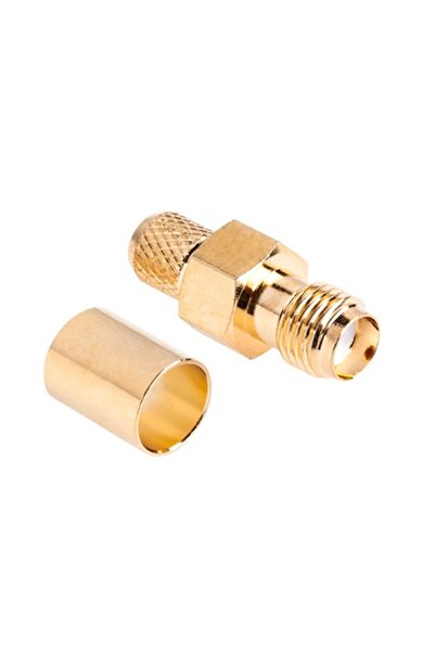 Lechpol Conector SMA H155 mamă, placat cu aur