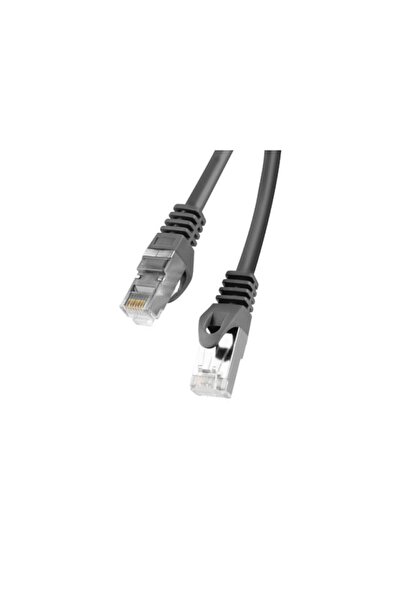 Lanberg Cablu de retea din fibra optica, Lanberg, RJ45 cat.6 FTP 1m, negru