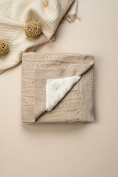 Mielco Plush Inside, Knitted Baby Blanket