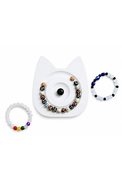 BESİNG Jewelry Design Tray with Cat Figure |   Wristband Tying Device |   Bea...