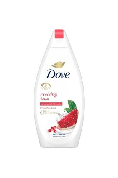 Dove Dove - Shower Gel with Pomegranate & Hibiscus Tea + Loofah, 250ml