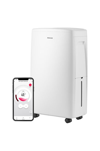 Sencor Dezumidificator inteligent 10L/zi, Control prin aplicație, 18-35 m²