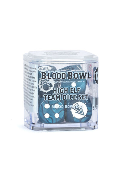 Games Workshop Σετ Ζαριών Blood Bowl των Υψηλών Ξωτικών