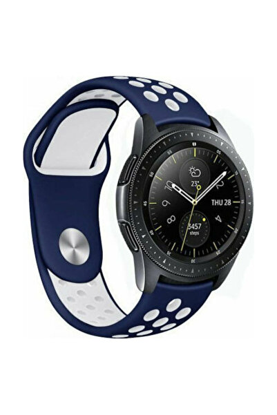OEM Λουράκι Σιλικόνης με Πείρο Μπλε/Λευκό (Huawei Watch GT/GT Pro 2/3/4/5 / U...