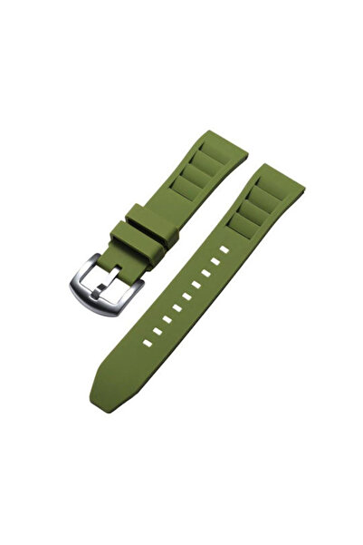 OEM Λουράκι Σιλικόνης με Σχέδιο Αέρα για Xiaomi Mi Watch, Στρατιωτικό Πράσινο