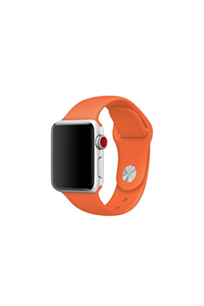 OEM Λουράκι σιλικόνης για Apple Watch 42mm 44mm 45mm 49mm Πορτοκαλί