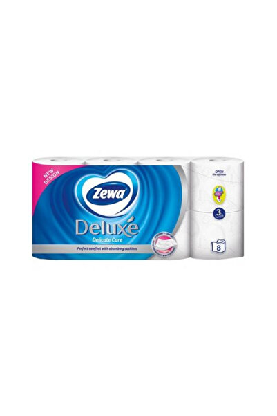 Zewa Hartie Igienica Delicata cu 3 Straturi - Deluxe Delicate Care, 8 role