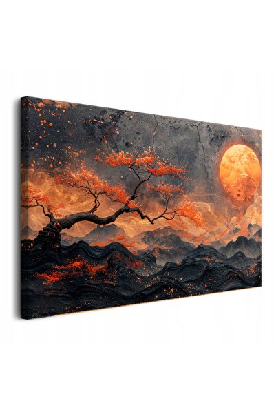 DecoWalls Pictura Pe Panza Cu Rama, DecoWalls, In Stil Japonez, 90x60 cm, Pri...
