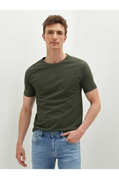 LC Waikiki Tricou bărbătesc basic din bumbac pieptănat, cu guler rotund și mâ...