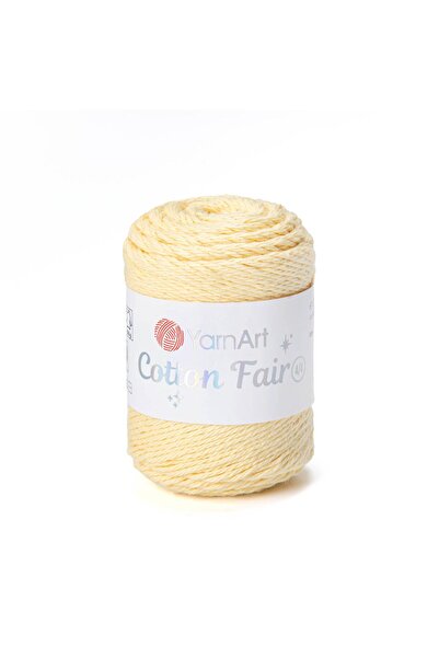 Yarnart COTTON FAIR 4/4 - Ață de tricotat GALBEN-5505