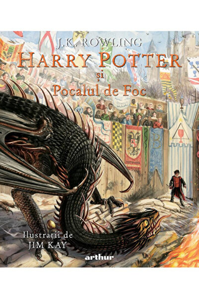 Editura Art Harry Potter 4 and the Goblet of Fire - Illustrated Edition, J.K....