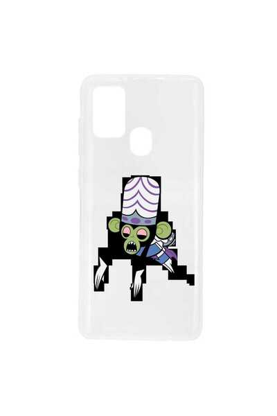 OEM Husa compatibila cu Samsung Galaxy A21s Silicon Transparenta Model Powerp...