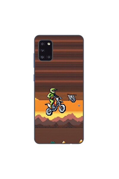 OEM Husa compatibila cu Samsung Galaxy A31 Silicon Gel Tpu Model Pixel Art Mo...