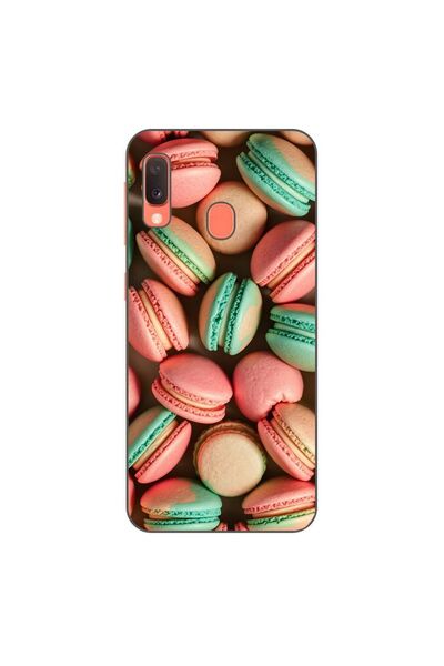 OEM Калъф, съвместим със Samsung Galaxy A20e, силиконов гел TPU, с шарка  "Вк...