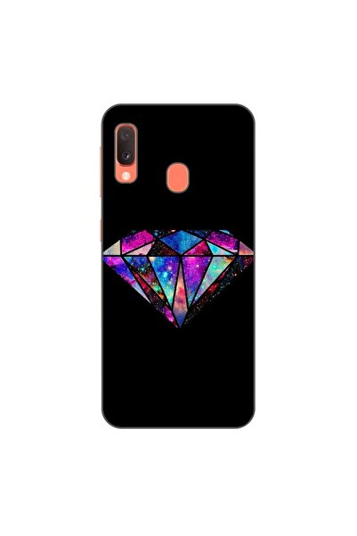 OEM Husa compatibila cu Samsung Galaxy A20e Silicon Gel Tpu Model Diamond Black