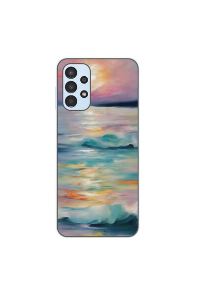 OEM Θήκη συμβατή με Samsung Galaxy A13 4G Σιλικόνης Gel TPU με σχέδιο Ακουαρέ...