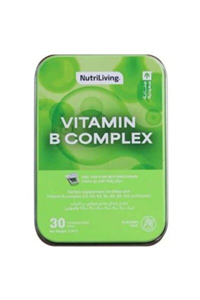 NutriLiving مكمل غذائي فيتامينB كومبليكس شرائح قابلة للذوبان بالفم نوتري ليفي...