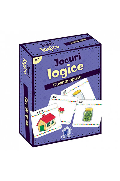 Editura DPH Jocuri logice - Cuvinte opuse, - Editura DPH